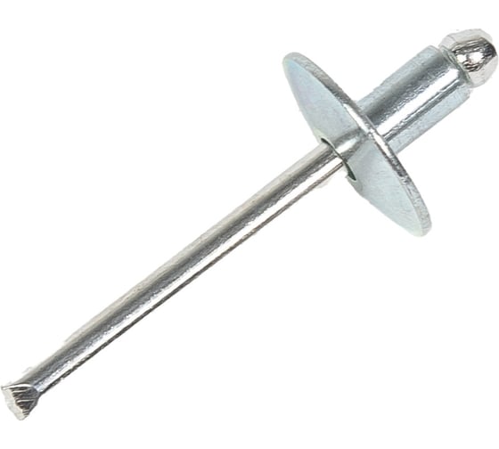 Заклепка SORREX широкий бортик 16 мм, сталь/сталь, 4,8x8, 1000 шт. SSLA 48800 1000