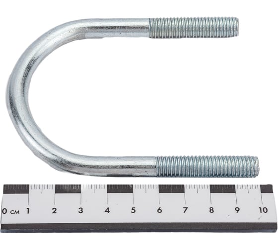 U-образный хомут FORTISFLEX болт оцин. 2 '' М10 100х50 мм 63125