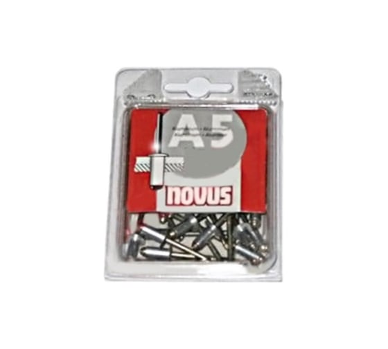 Заклепки алюминиевые 70 шт. (4х10 мм) Novus 045-0033
