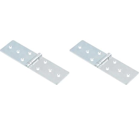 Дверная карточная врезная петля STARFIX 120x34 мм, цинк, 2 шт. SMM1-38820-2