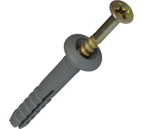 Дюбель-гвоздь с грибовидным бортиком МЕТАЛЛСЕРВИС 6x40 мм, 150 шт. мс 1254156