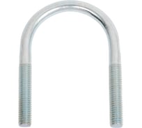 U-образный хомут FORTISFLEX болт оцинкованный 1 1/4'' М8 Q46х80х40 мм 63123