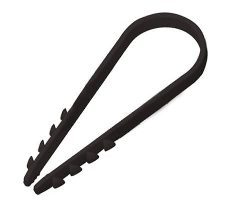 Дюбель-хомут IEK 5-10 мм нейлон черный 100 штук 6591370