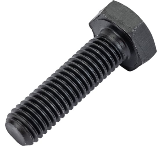Болт Море-Метизов DIN 933, кл.пр. 12.9, оксид, M10x35 мм, 2 шт. BOLT93310352M
