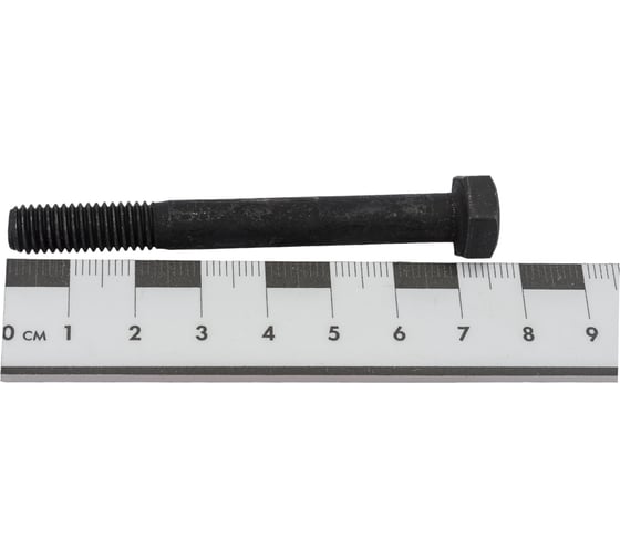 Болт Море-Метизов DIN 931, кл.пр. 12.9, оксид, M8x70 мм, 5 шт. BOLT9318705M