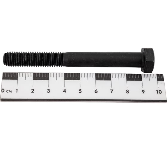 Болт Море-Метизов DIN 931, кл.пр. 12.9, оксид, M10x90 мм, 2 шт. BOLT93110902M