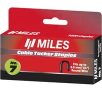 Скобы для круглого кабеля Miles 14 мм, 1000 штук N7-14mm