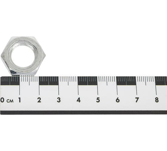 Гайка Море-Метизов DIN 439 класс прочности 6.0, цинк, М14, 5 шт. GAYKA439CM145M