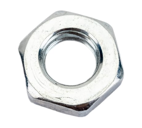 Гайка Море-Метизов DIN 439 класс прочности 6.0, цинк, М10, 10 шт. GAYKA439CM1010M