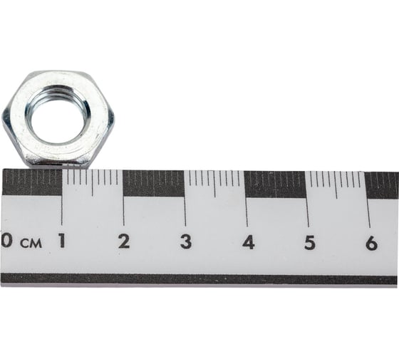 Гайка Море-Метизов DIN 439 класс прочности 6.0, цинк, М10, 10 шт. GAYKA439CM1010M