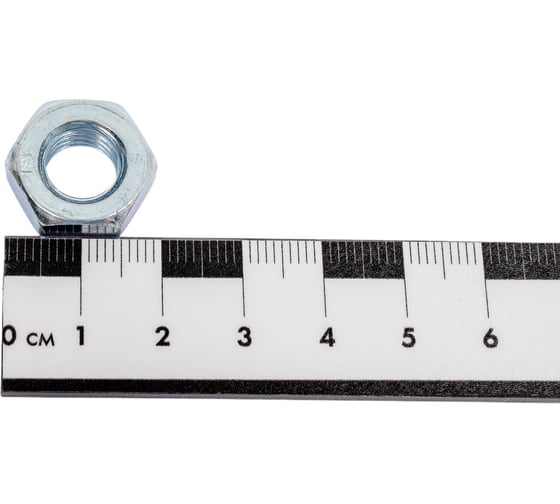 Гайка Море-Метизов DIN 439 класс прочности 6.0, цинк, М10, 5 шт. GAYKA439CM105M