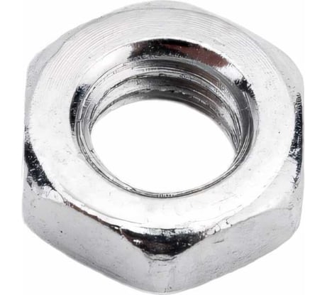 Гайка Море-Метизов DIN 439 класс прочности 6.0, цинк, М6, 10 шт. GAYKA439CM610M