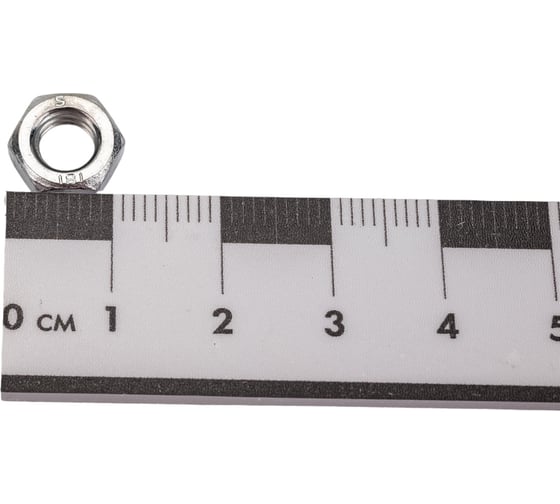 Гайка Море-Метизов DIN 439 класс прочности 6.0, цинк, М6, 5 шт. GAYKA439CM65M
