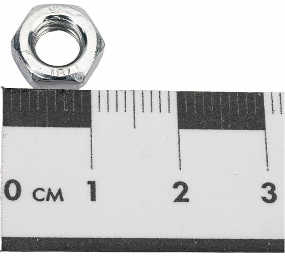 Гайка Море-Метизов DIN 439 класс прочности 6.0, цинк, М6, 25 шт. GAYKA439CM625M