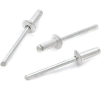 Алюминиевые заклепки, диаметр 4,0 мм, длина 6 мм, 50 шт. в пакете Дело Техники 451406