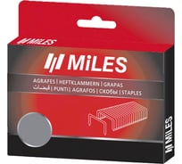 Скобы тип 140 (1250 шт; 8 мм) Miles N4-8mm