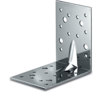 Усиленный крепежный уголок Билар 90х90х65x2 мм, нерж., 50 штук KUU_nerg-90х65