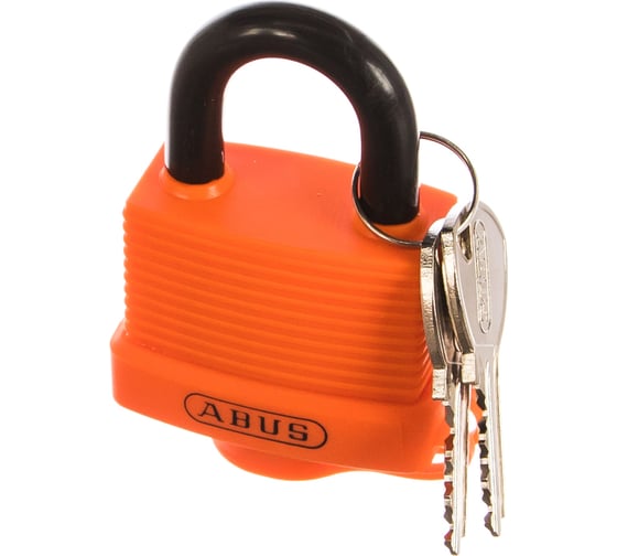 Навесной замок ABUS 717AL/45 ORANGE C/BLISTER 26675