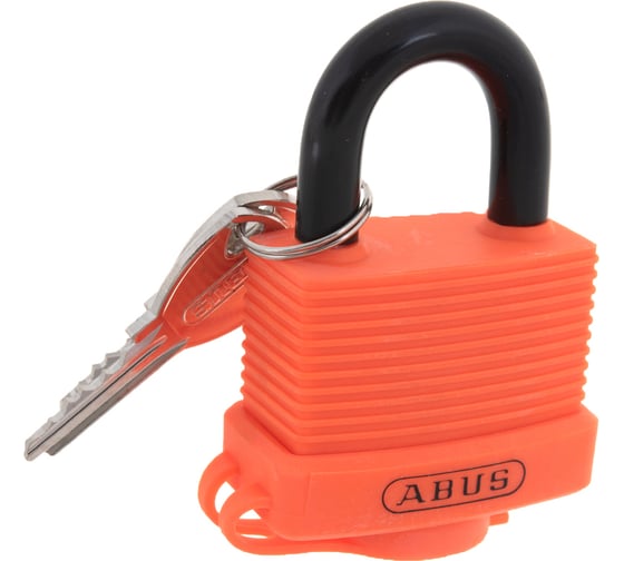 Навесной замок ABUS 717AL/45 ORANGE C/BLISTER 26675