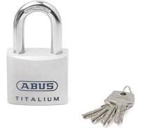Навесной замок ABUS 96TI/60 EC75 4KEYS C/BLISTER (EFSPP) 26671
