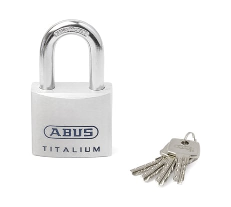 Навесной замок ABUS 96TI/60 EC75 4KEYS C/BLISTER (EFSPP) 26671