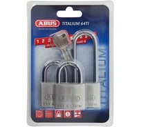 Навесные замки ABUS 727TI/40X2+40HB63 TRIPLES C/BLISTER 26662