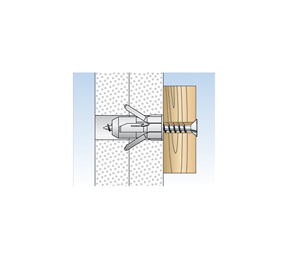 Дюбель с шурупом Fischer PD10 S 50 штук 15936