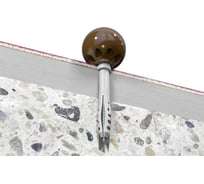 Ограничитель хода двери Fischer TS 8 BR коричневый 10 штук 60540