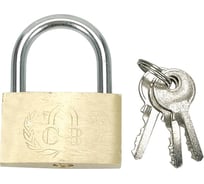 Навесной замок TOYA латунный, 40 мм 77400