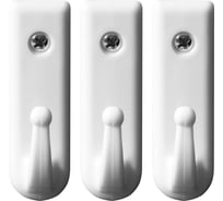 Крючки с системой крепления VOREL 3 шт. 74765