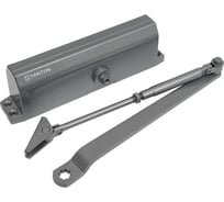 Дверной доводчик Tantos TS-DC120 графит, морозостойкий, с усилием EN5 для дверей весом до 150 кг 00-00203332