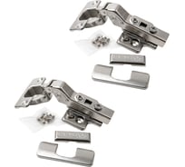 Петля мебельная Clip-on 3D с доводчиком 30° никель 2 шт. Lemax PROF 2pcs-M340-30