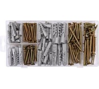 Набор саморезов и дюбелей VOREL 206 шт. 24113