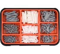 Набор саморезов и дюбелей VOREL 290 шт. 24112