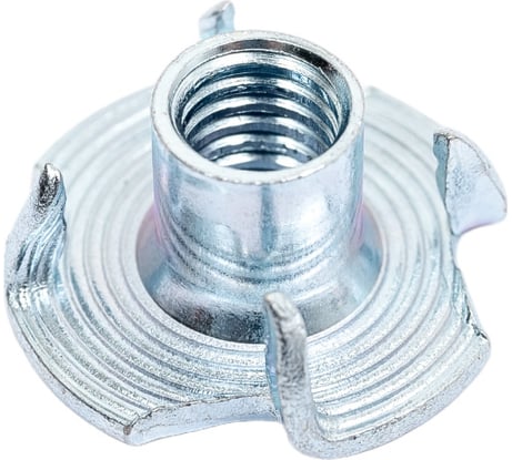 Гайка Insparion М6x9, DIN 1624, мебельная, врезная, цинк (50 шт) С1-00000905