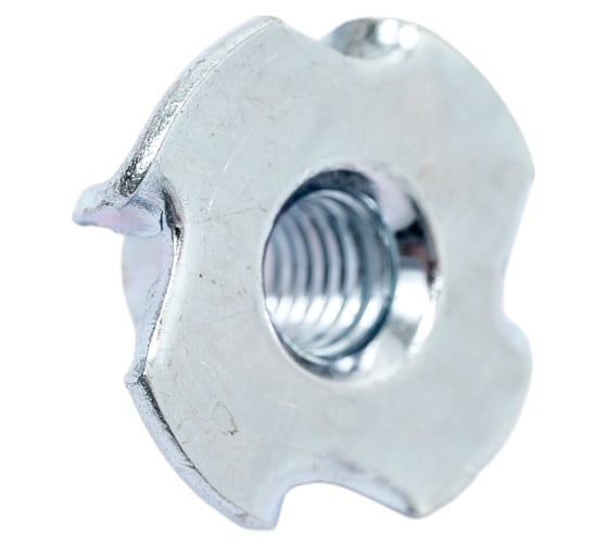 Гайка Insparion М6x9, DIN 1624, мебельная, врезная, цинк (50 шт) С1-00000905