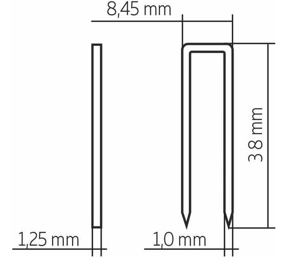 Усиленная скоба ForEst H-38 cnk 4600 штук МБ000018503