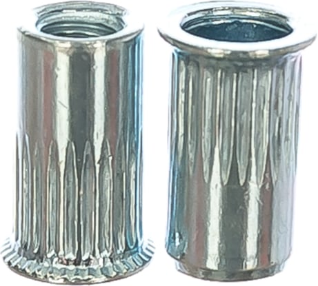 Заклепка резьбовая стальная с насечкой (50 шт; М4; уменьшенный борт) MESSER 212104S-50