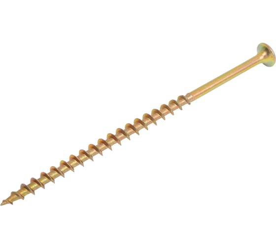 Саморез для крепления ГКЛ к дереву МЕТАЛЛСЕРВИС желтый цинк, 4.2x90 мм, 50 шт. МС 1254133 1