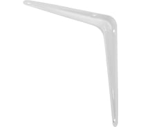 Кронштейн ТУНДРА 150x125x0.8 мм, металл, белый, 1 шт. 9420692