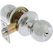 Защелка ТУНДРА 1302 с фиксатором, без ключа, цвет хром 2372292