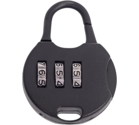 Навесной кодовый замок ТУНДРА ZK021 цвет черный 6969729