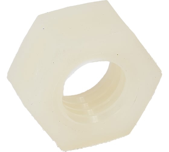 Шестигранная гайка Insparion полиамидная (пластиковая), din 555(934), М8, 2 шт. С1-00001007