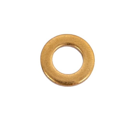 Шайба Insparion плоская без фаски, din 125А, латунь, М6, 10 шт. С1-00001022