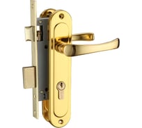 Врезной замок БУЛАТ ЗВ 4-1.70.79.05 Лора золото малый 05105