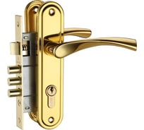 Врезной замок БУЛАТ ЗВ 4-3.60.03.05 Номос золото 09383