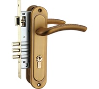 Врезной замок БУЛАТ ЗВ 4-3.70.01.11 Альфа золотая бронза 09728