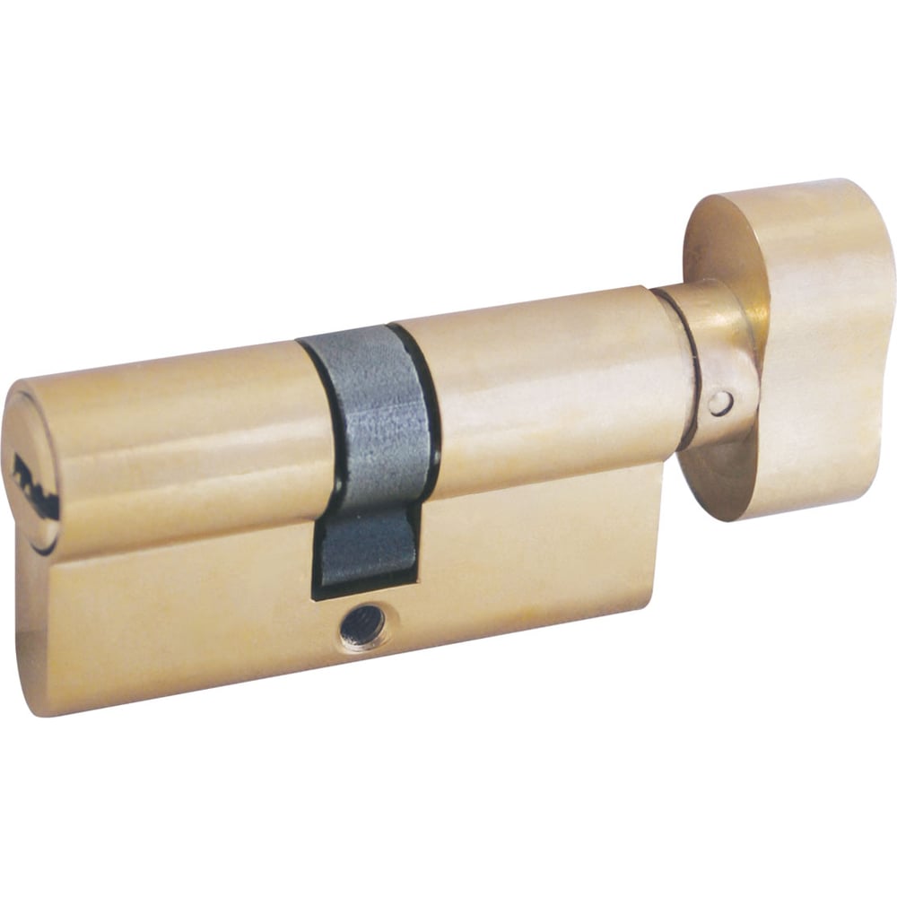Цилиндровый механизм БУЛАТ МЦ \"FL\" 80 40*40 6 пин, латунь, ключ ...