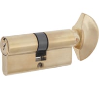 Цилиндровый механизм БУЛАТ МЦ "АК" 62 31*31 5 пин, латунь, ключ-вертушка, 5 английских ключей 09215