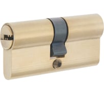 Механизм цилиндровый БУЛАТ МЦ "F" 70 35*35 6 пин. латунь 5 перфорированных ключей 09207